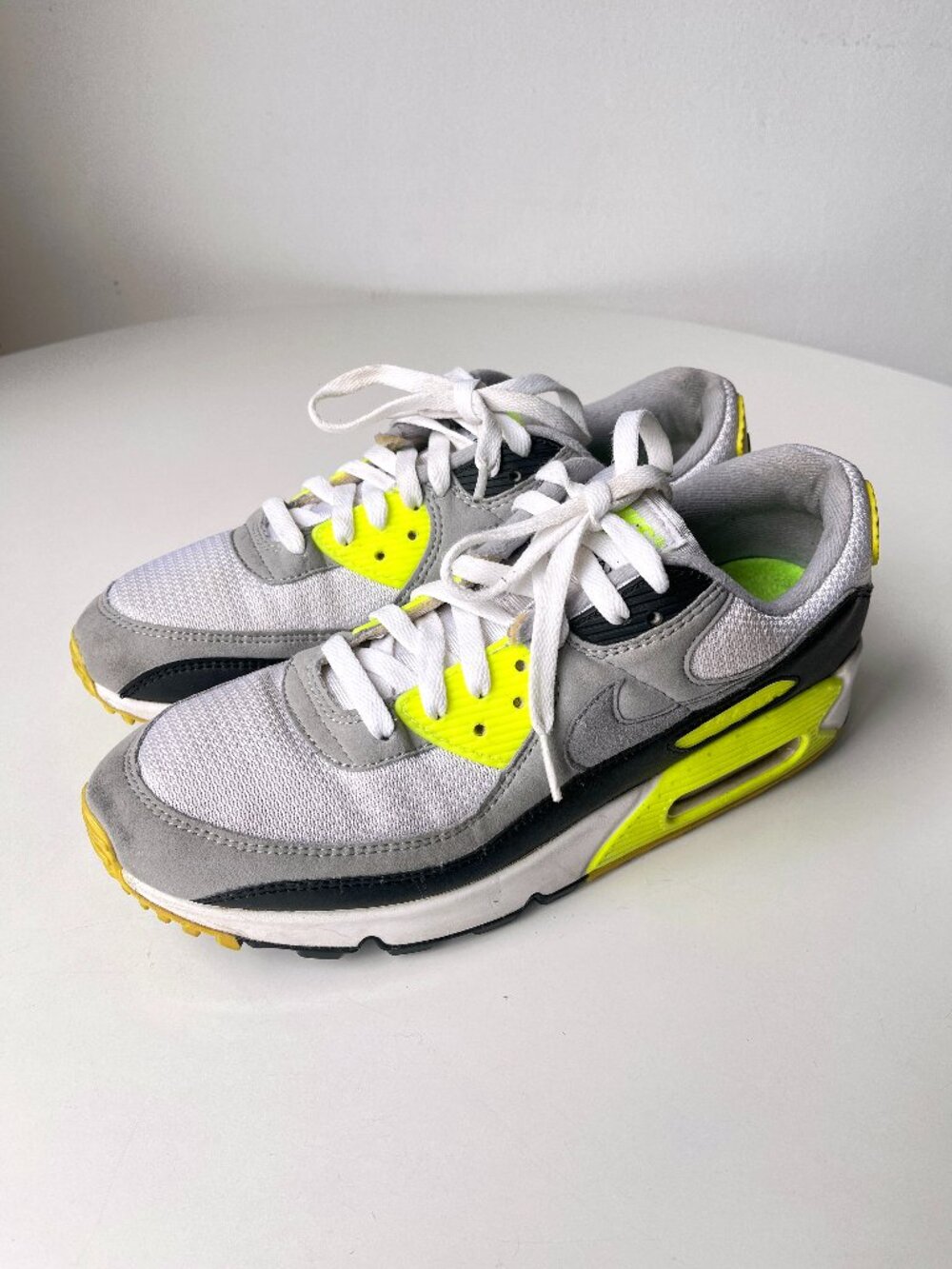 Men's Nike Air Max 90 OG Volt 2020 Neon Sneakers Shoes CD0881-103 Size 10.5